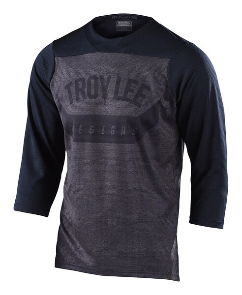 Troy Lee Designs Ruckus 3/4 Sleeve MTB Jersey - Arc - Black - 2022 Black Small 