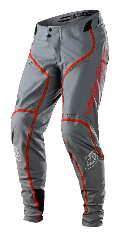 Troy Lee Designs Sprint Ultra Pant - Lines - Gray-Rocket Pink - 2022 Gray - Rocket Pink 30" 