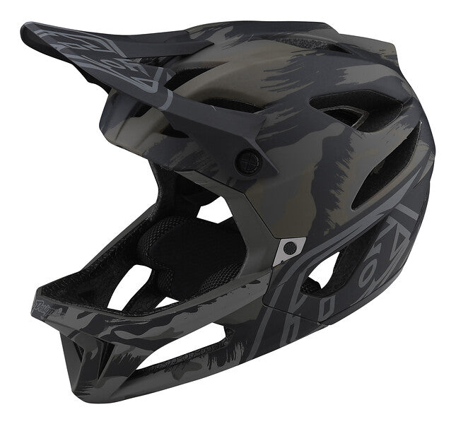 Troy Lee Designs Stage MIPS Full Face Helmet - Brush Camo - Military - 2022 Camo Military X-Small/Small 