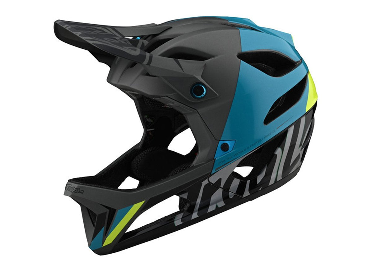 Troy Lee Designs Stage MIPS Full Face Helmet - Nova - Gray - 2021 Nova Gray X-Small/Small 