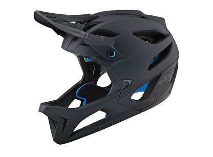 Troy Lee Designs Stage MIPS Full Face Helmet - Stealth - Black - 2019 Black X-Small/Small 