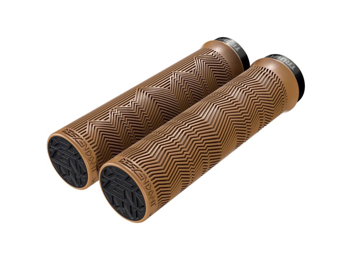 Truvativ Descendant Grips - Gum Gum Single Lockring 