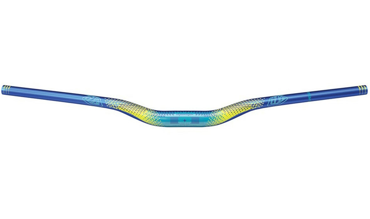 Truvativ Descendant Troy Lee Designs 35mm Riser Handlebar - Starburst Cyan-Blue Starburst Cyan - Blue 760mm - 35.0mm - 25mm 