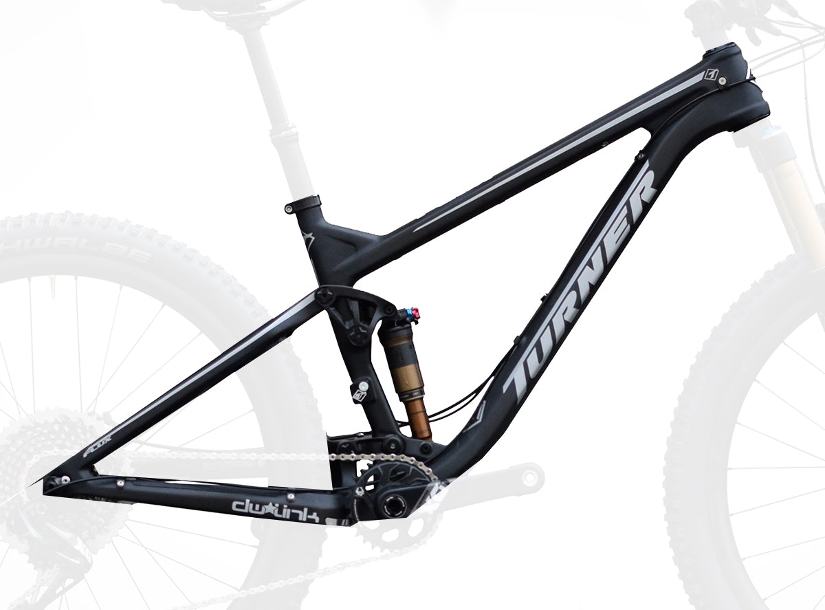 Turner Flux 27.5 Full Suspension Frame - Black Black Small 