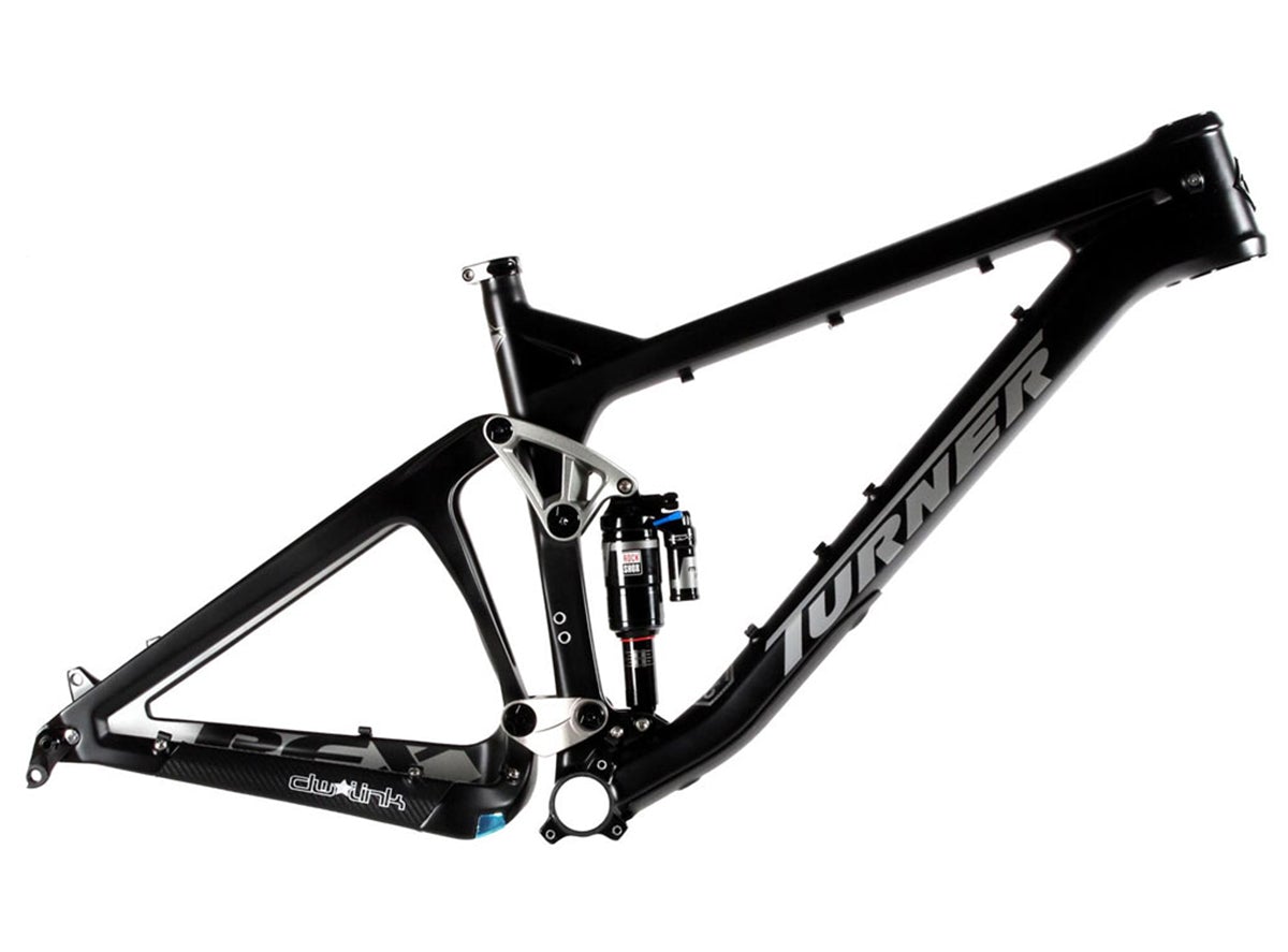 Turner RFX 27.5 Full Suspension Frame - Black Black Small 