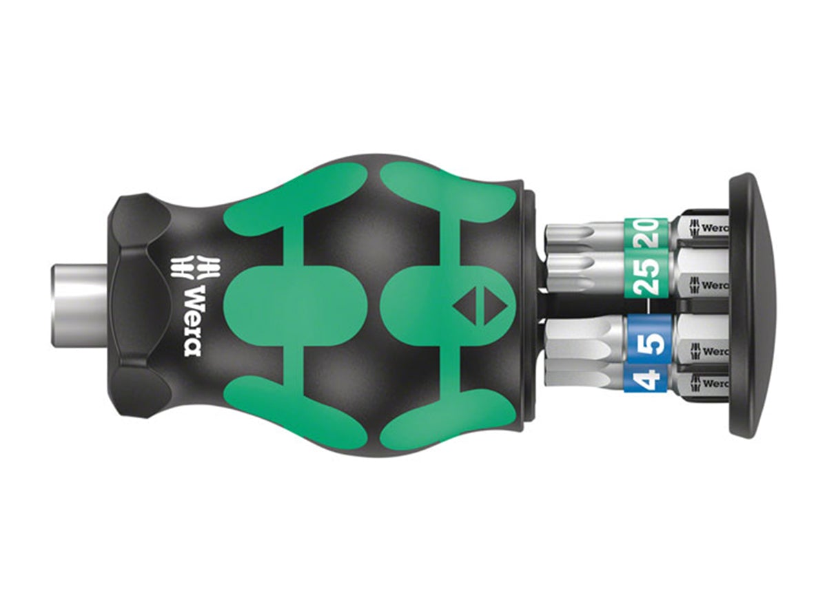 Wera Kraftform Kompakt Stubby Magazine 3 Multi-Tool - Green Green 6 Bit Magazine 
