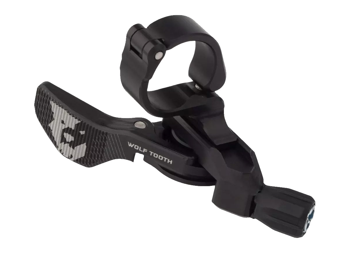 Wolf Tooth Components ReMote Dropper Post Lever - Black Black 22.2mm Clamp 