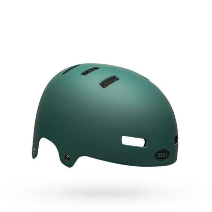 Bell Local BMX Helmet - Matt Green-Black Skull Matt Green - Black Skull Small 