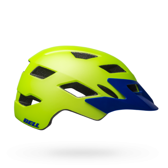 Bell Sidetrack Youth Helmet - Matt Bright Green-Blue - 2020 Matt Bright Green - Blue Universal Youth - 50-57cm 