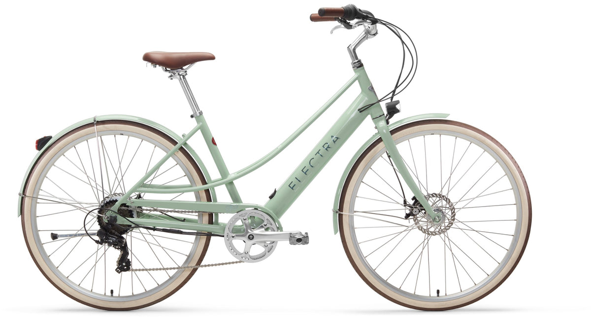 Electra Loft Go! 7D EQ Step-Thru 700c Bike - Matcha Green