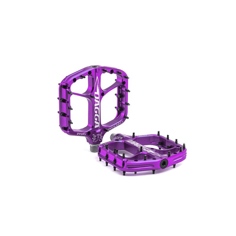 Chromag Dagga Pedals - Purple Purple 9/16" 
