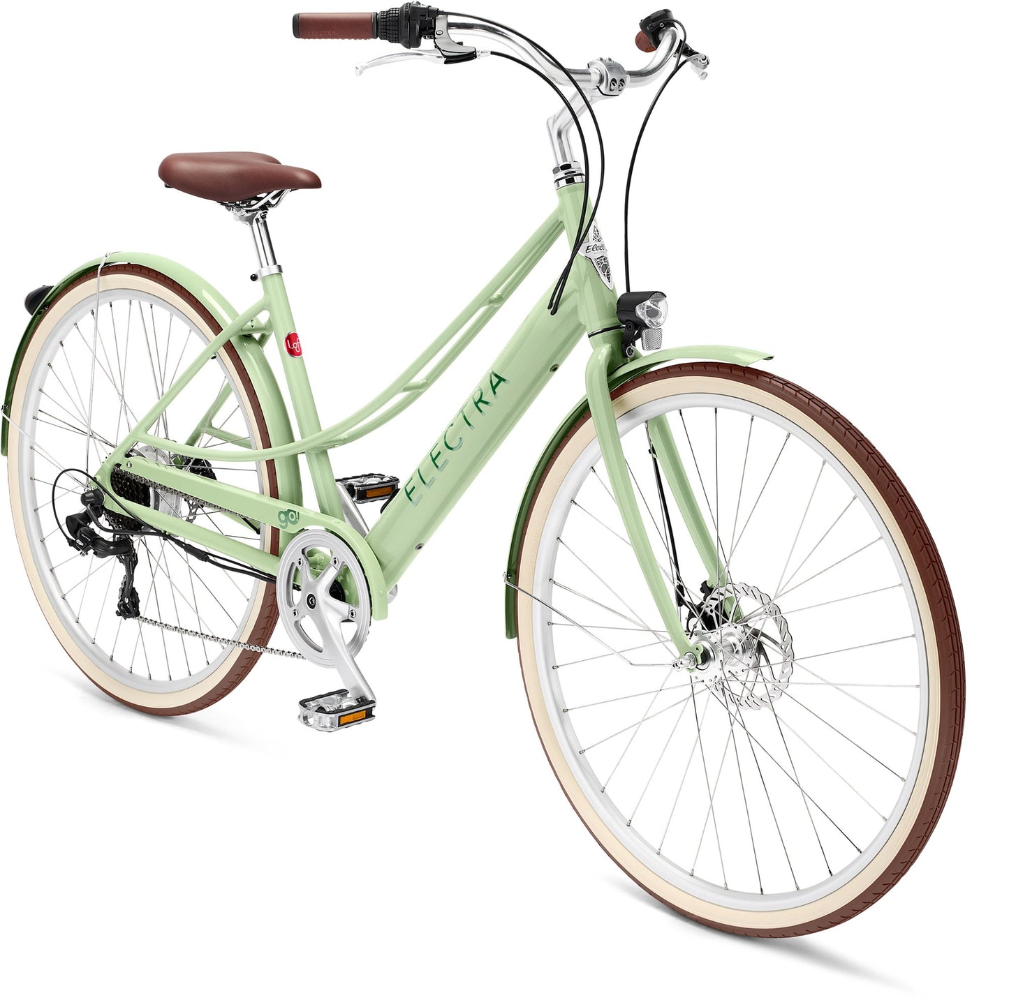 Electra Loft Go! 7D EQ Step-Thru 700c Bike - Matcha Green
