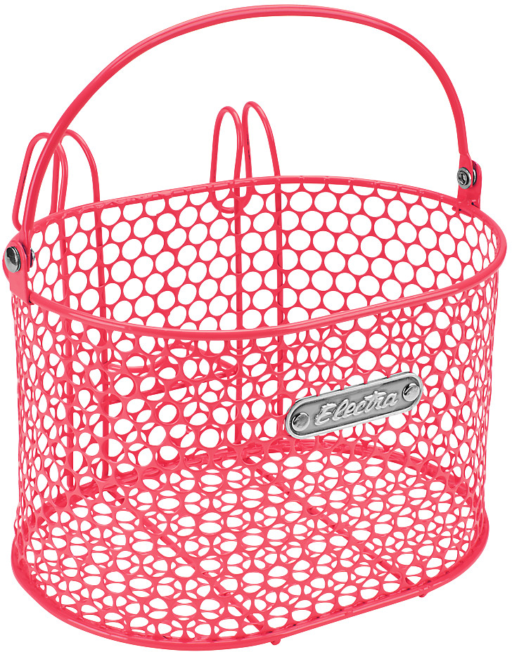 Electra Honeycomb Small Hook-Mounted Basket - Pink Pink  