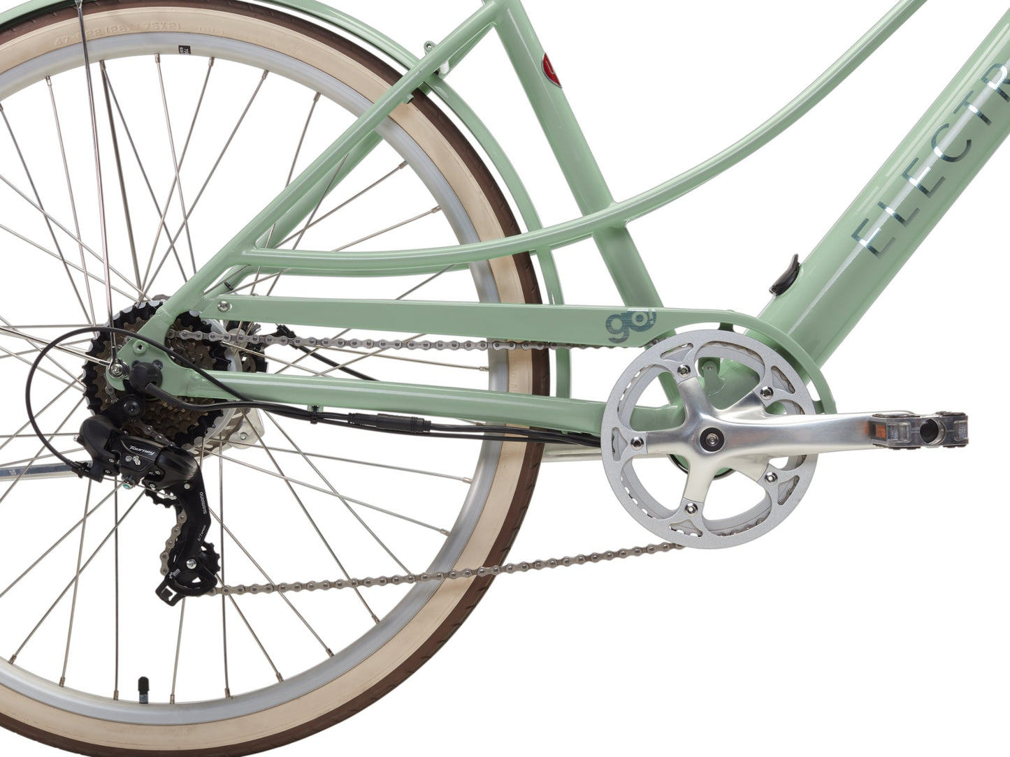 Electra Loft Go! 7D EQ Step-Thru 700c Bike - Matcha Green
