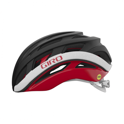 Giro Helios Spherical Road Helmet - Matt Black-Red