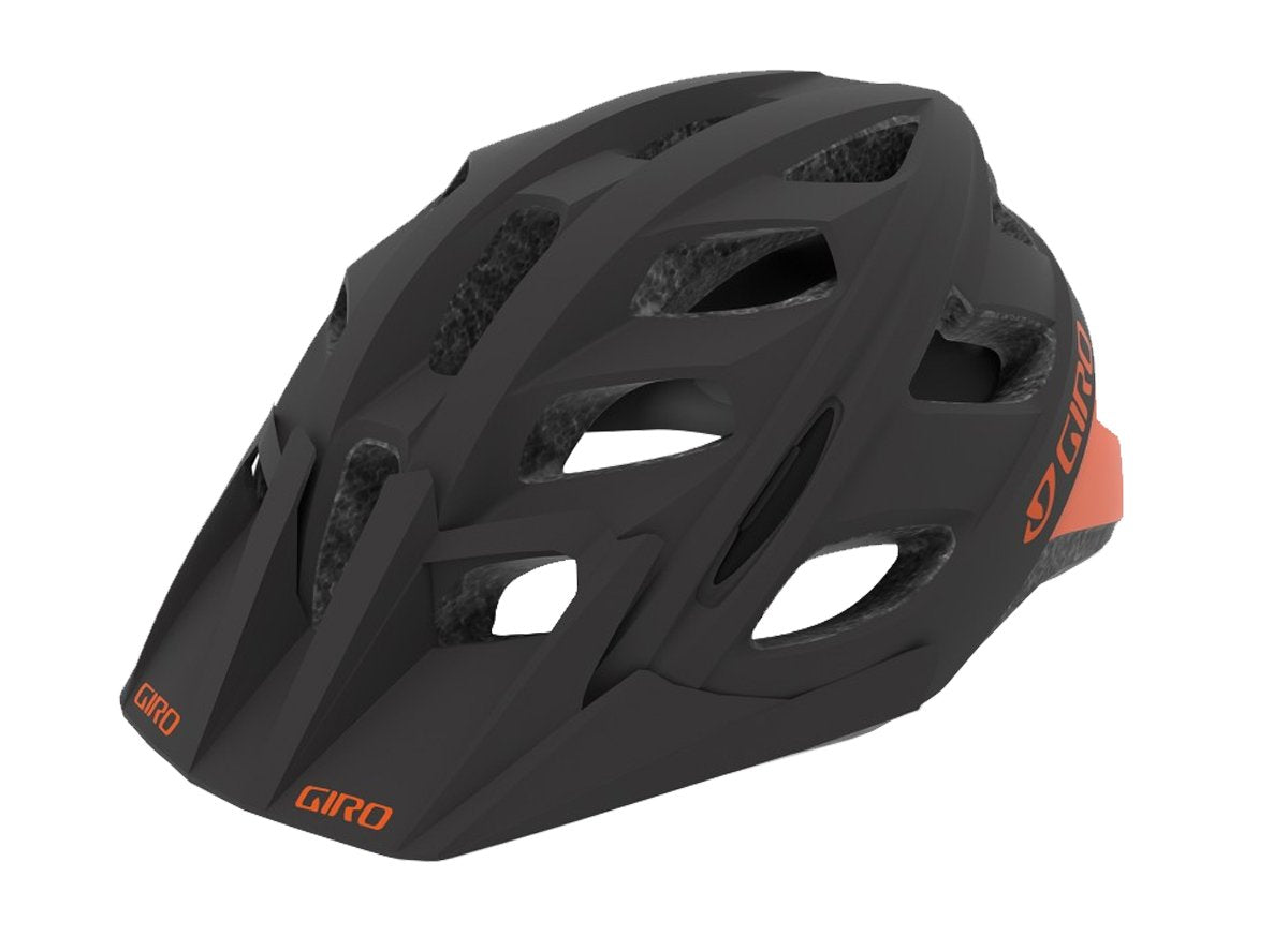 Giro Hex MTB Helmet - Matt Black-Orange - 2019 Matt Black - Orange Medium 