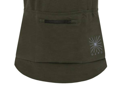 Giro Ride Short Sleeve MTB Jersey - Womens - Black-Trail Green