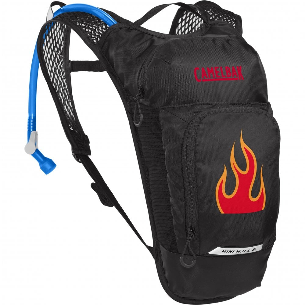 Camelbak Mini M.U.L.E. Hydration Pack - 50oz - Black-Flame