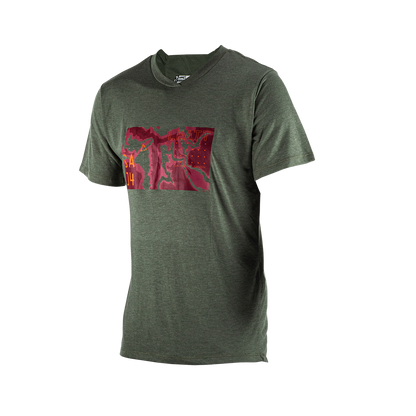 Leatt AllMtn 2.0 Short Sleeve MTB Jersey - Pine - Prior Season