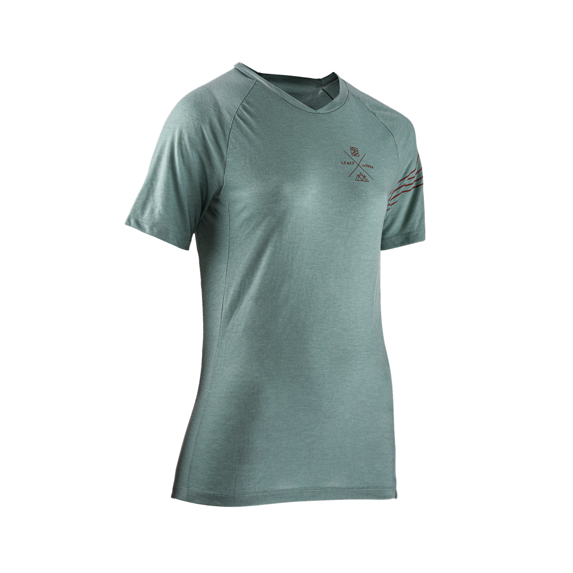 Leatt AllMtn 2.0 Short Sleeve MTB Jersey - Womens - Pistachio - 2023