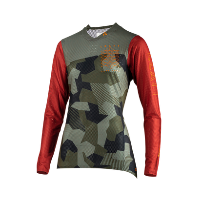 Leatt Gravity 4.0 Long Sleeve MTB Jersey - Womens - Camo - 2023