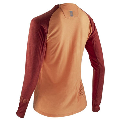 Leatt AllMtn 3.0 Long Sleeve MTB Jersey - Womens - Peach - 2023