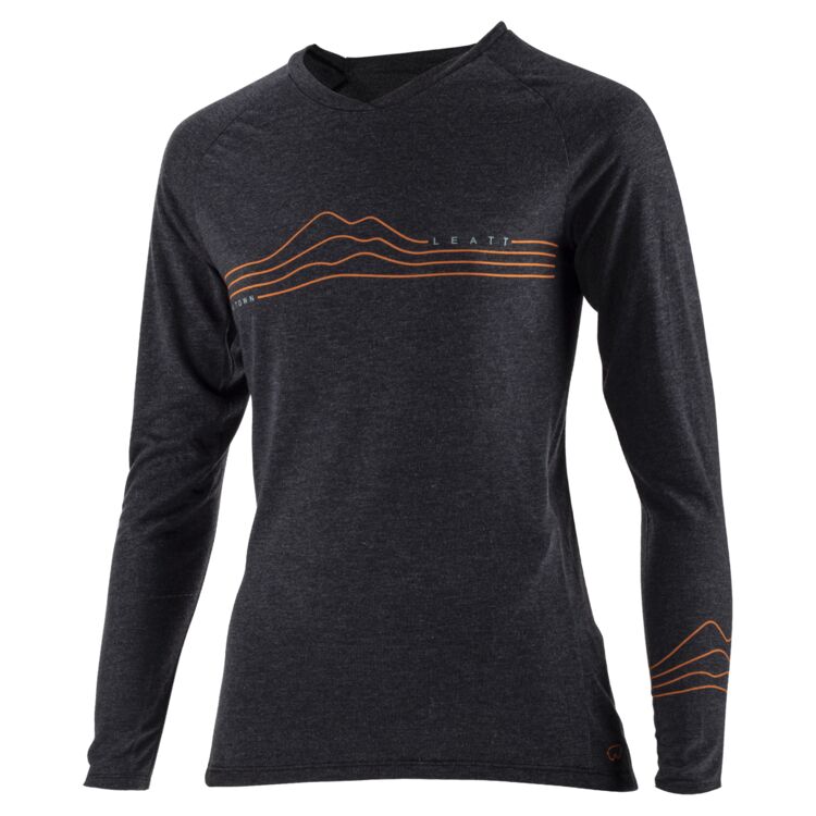 Leatt AllMtn 3.0 Long Sleeve MTB Jersey - Womens - Black - 2023
