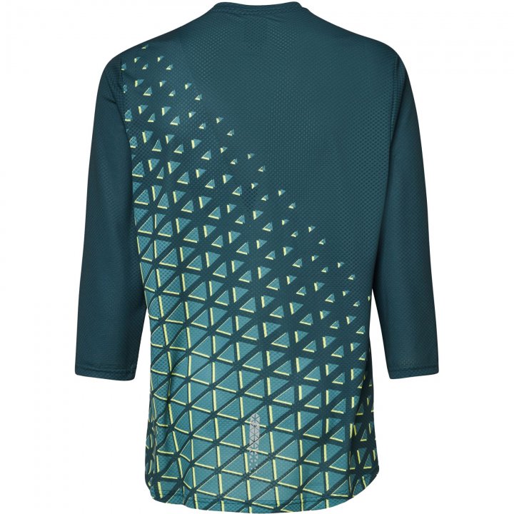 Oakley Factory Flow 3/4 Sleeve MTB Jersey - Hunter Green - 2022