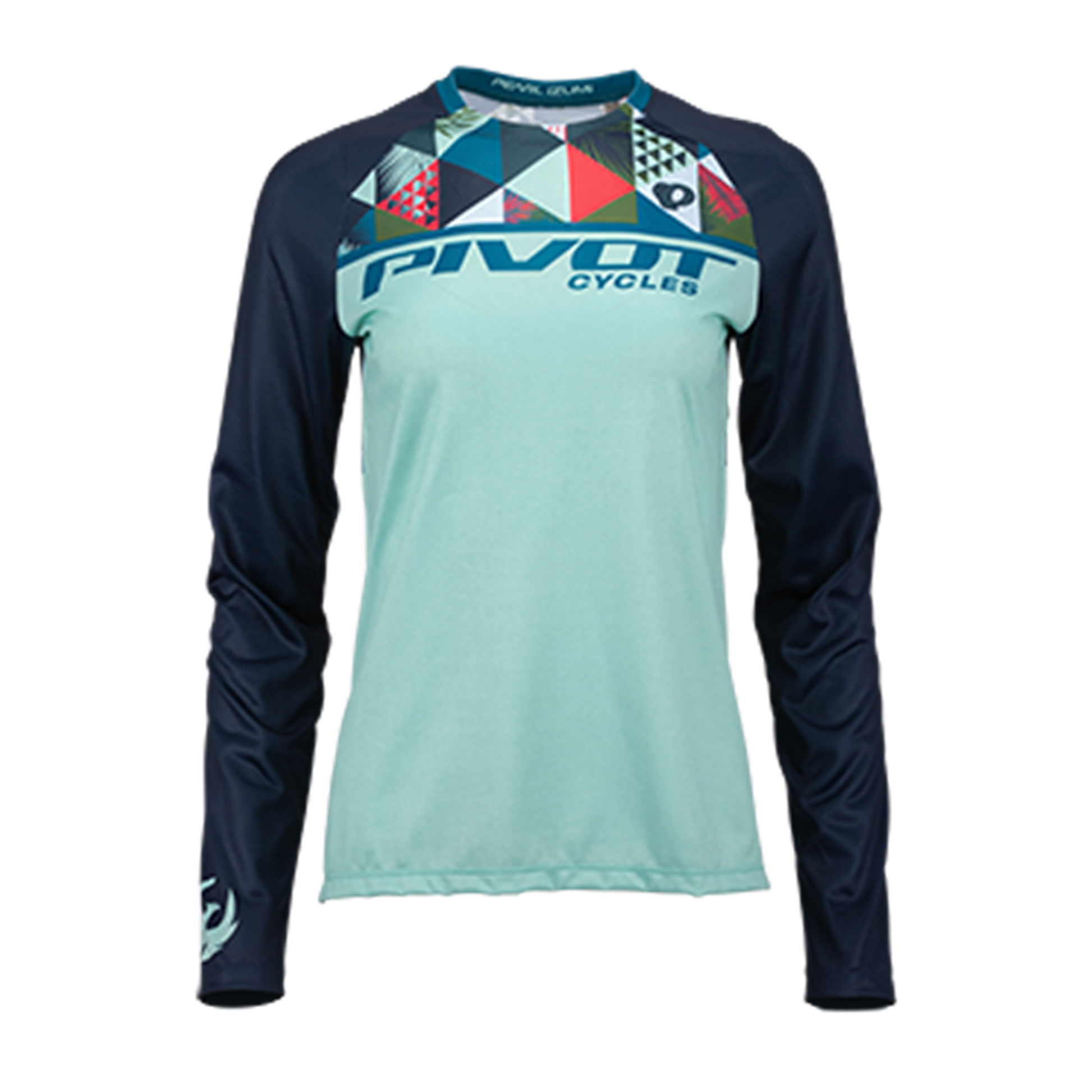 Pivot Peahi Long Sleeve MTB Jersey - Womens - Mint-Mix Mint - Mix Small 