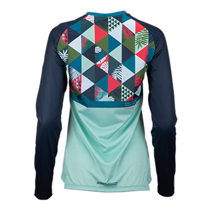 Pivot Peahi Long Sleeve MTB Jersey - Womens - Mint-Mix