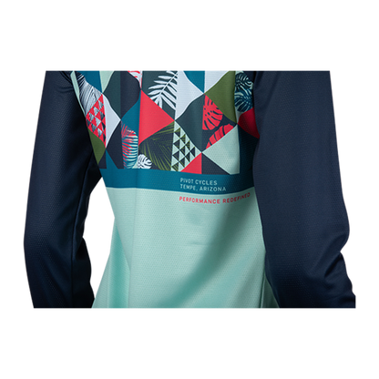 Pivot Peahi Long Sleeve MTB Jersey - Womens - Mint-Mix