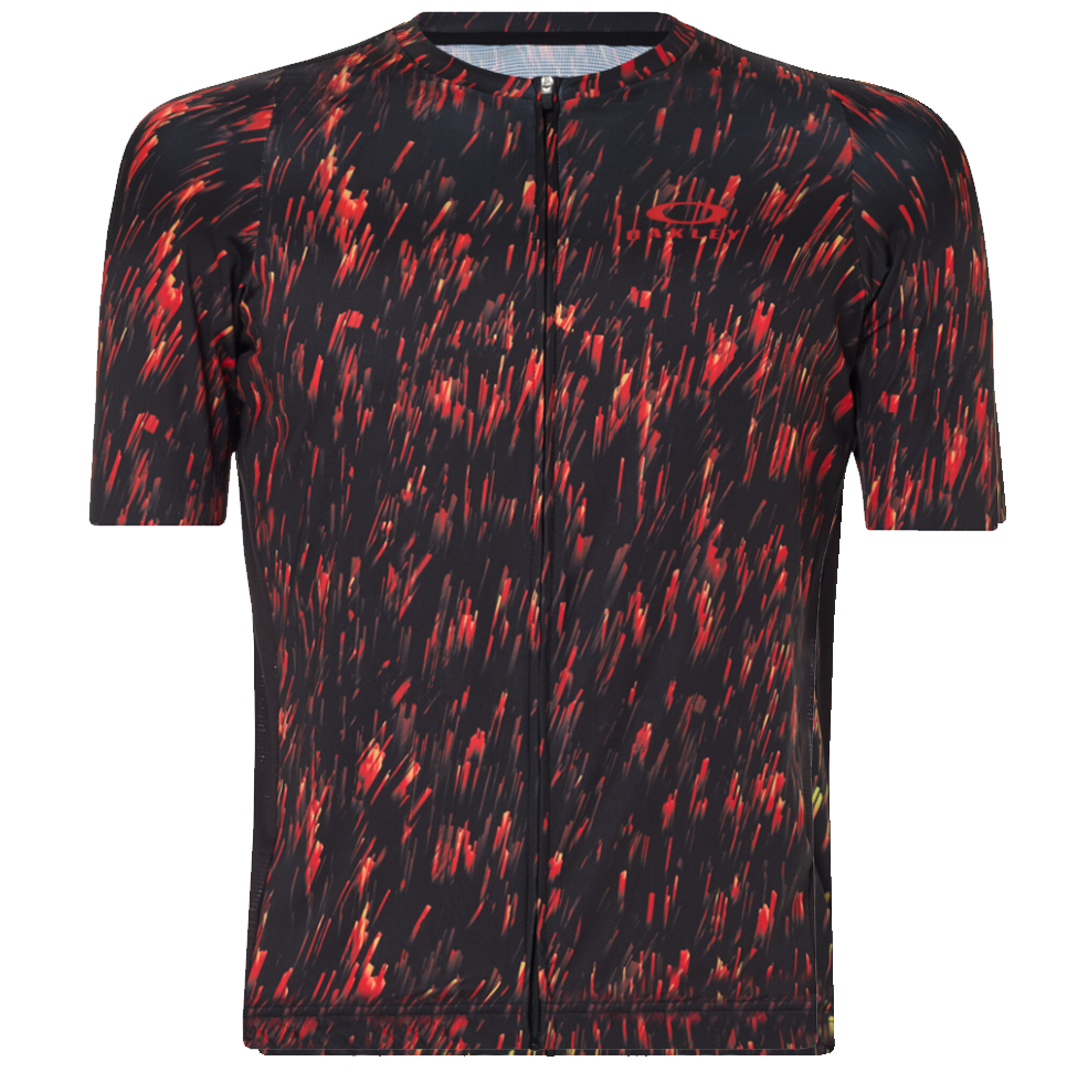 Oakley Endurance 2.0 Short Sleeve Road Jersey - Red Line Dots - 2021 Red Line Dots X-Small 