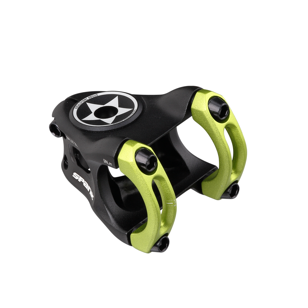 Spank Split 31.8 MTB Stem - Green Green 1.1/8" 33mm