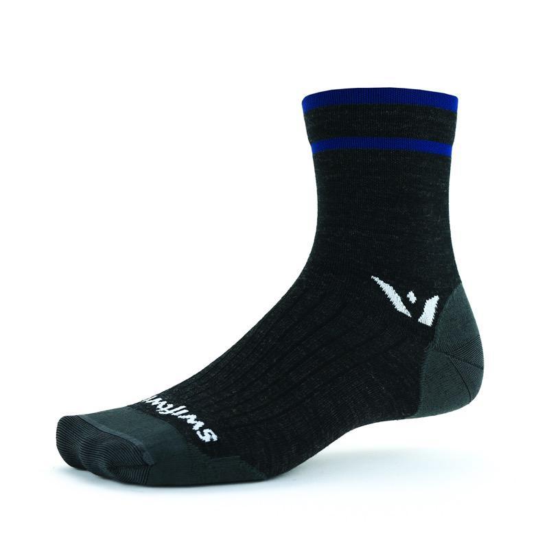Swiftwick Pursuit Four Ultralight Sock - Coal Blue - 2020 Coal Blue Small 